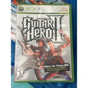 Guitar Hero II ~ Microsoft XBOX 360 Game ~ Complete W/ Manual ~ Rated T